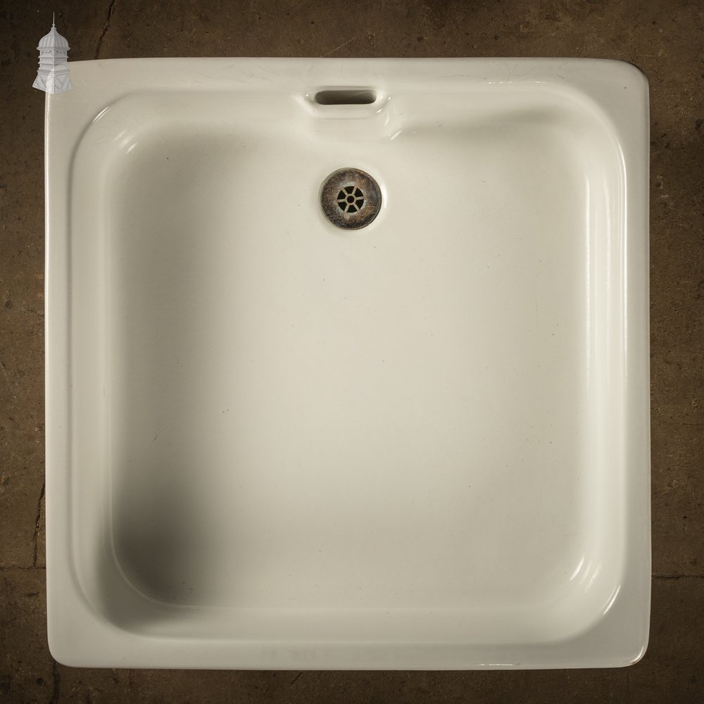 Square Shower Tray, Reclaimed Royal Doulton