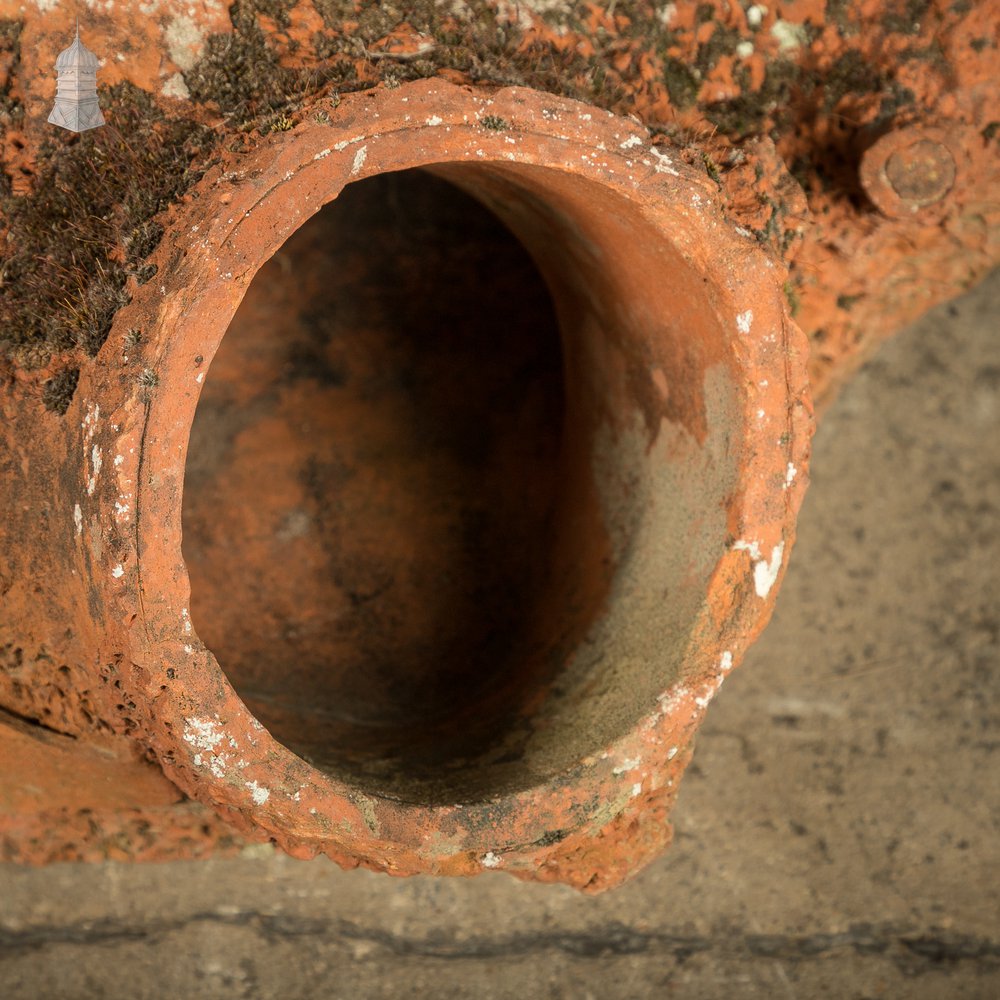 19th C Terracotta Grottoware Strawberry Planter