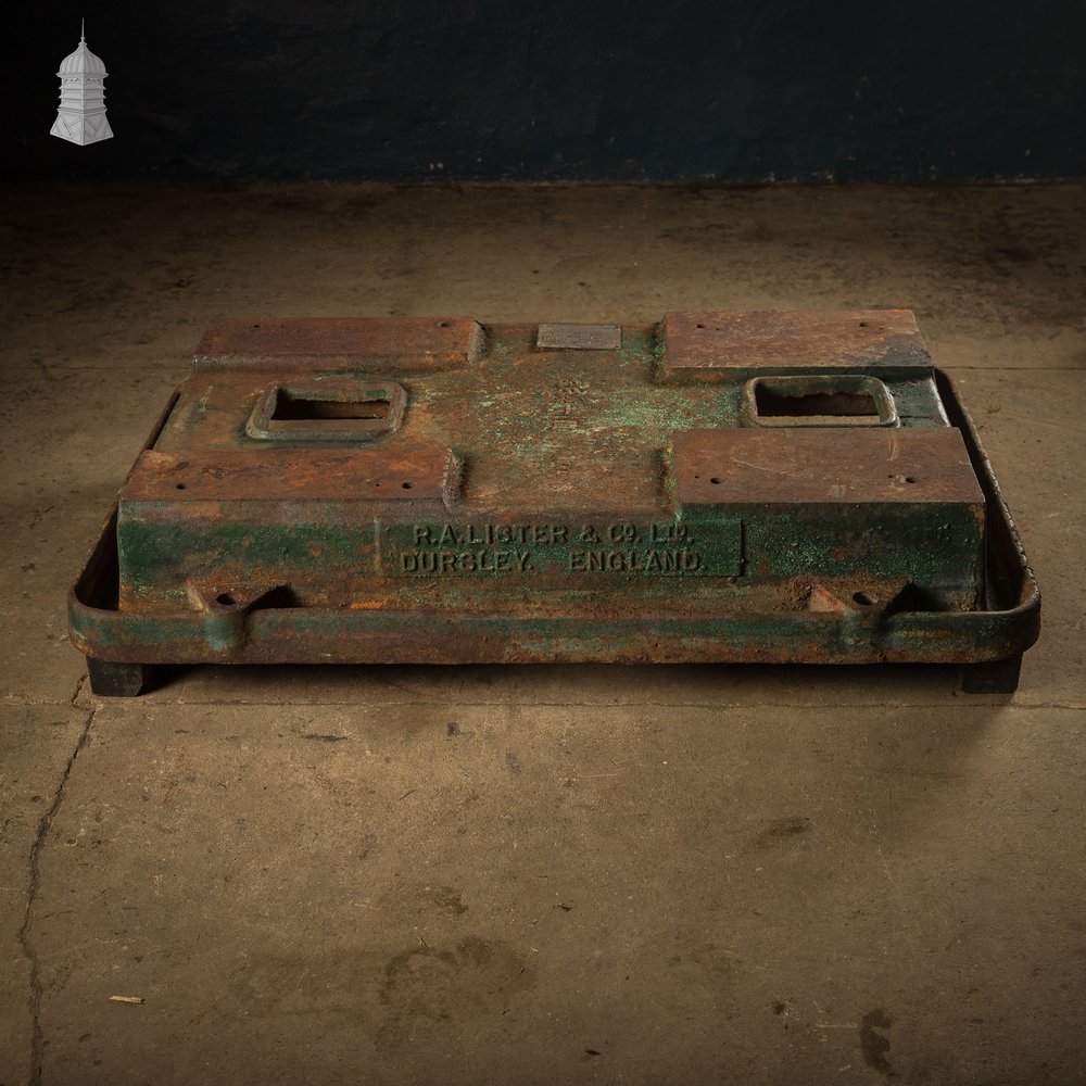 Industrial Machine Base by R. A. Lister & Co, Cast Iron