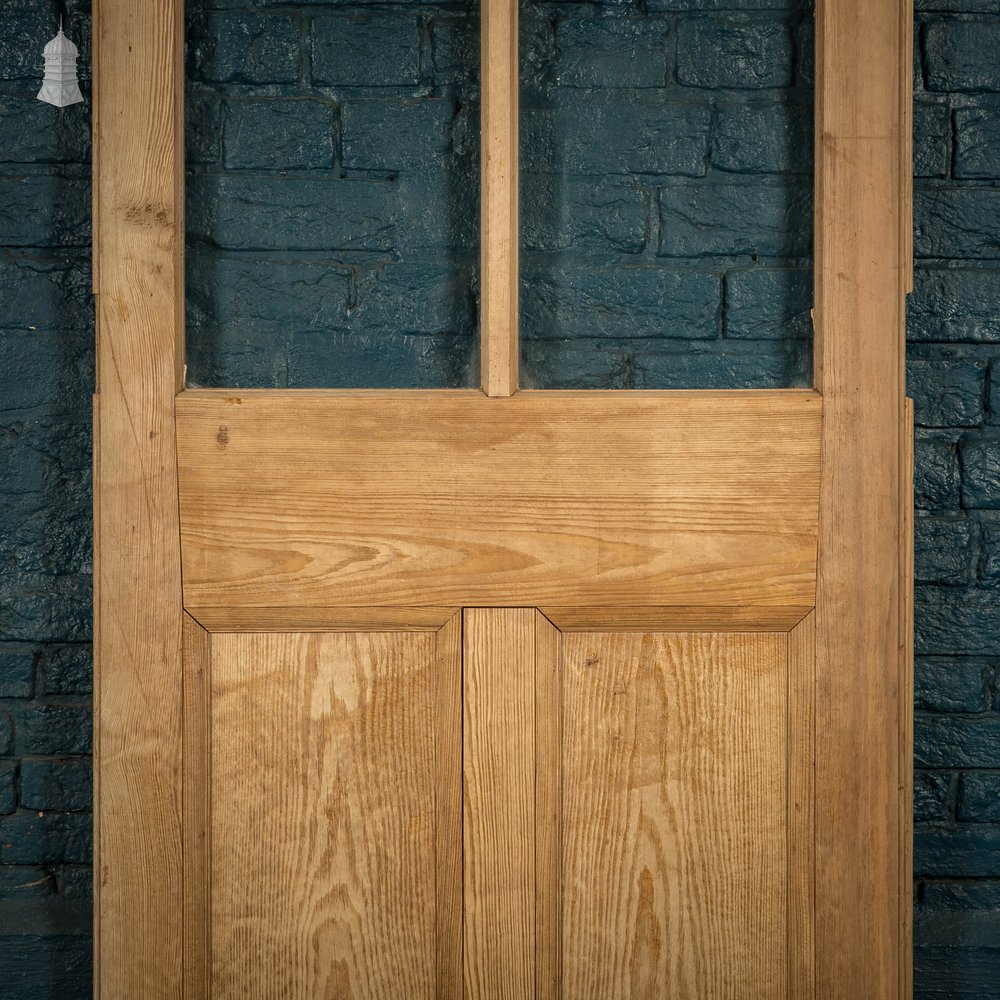 Half Glazed Door, 6 Panel Pine