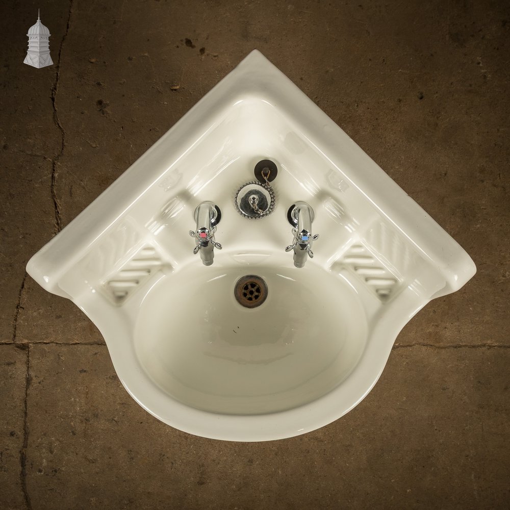 Corner Basin, Traditional Style, fitted with Supataps