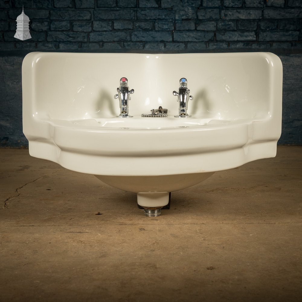 Corner Basin, Traditional Style, fitted with Supataps