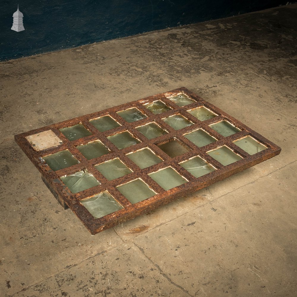 Reclaimed Pavement Skylight, 24 Panel