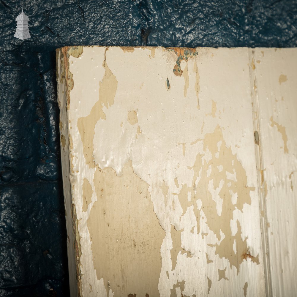 Plank & Ledge Door, White Painted Beadboard