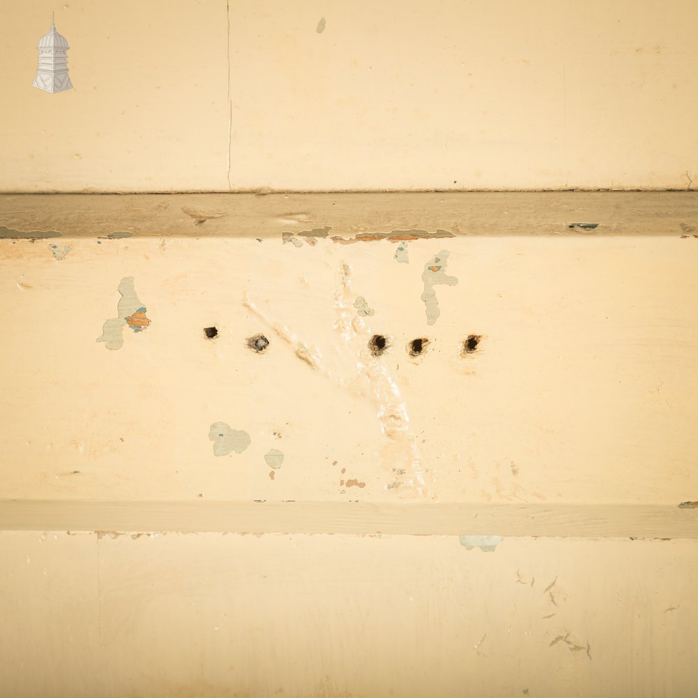 Reclaimed 3 Plank Door – Distressed Cream Paint