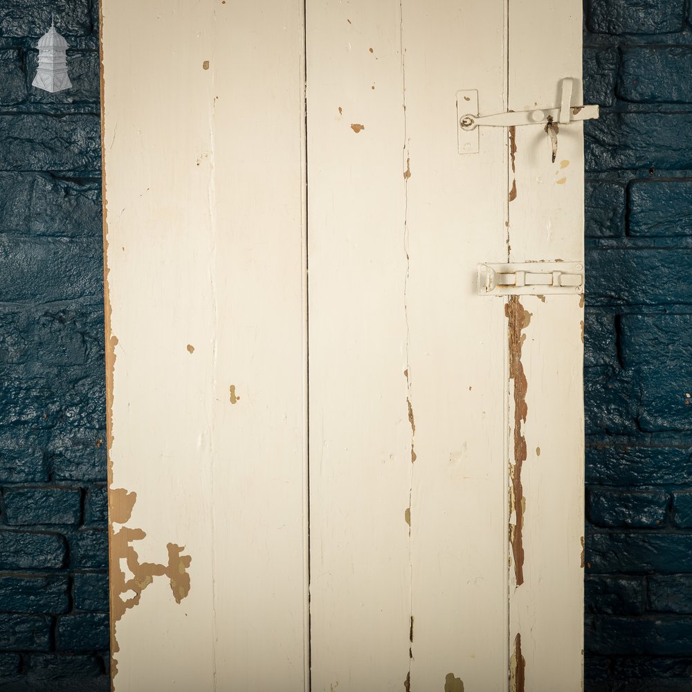 Ledged Plank Cottage Door, Reclaimed Distressed Paint