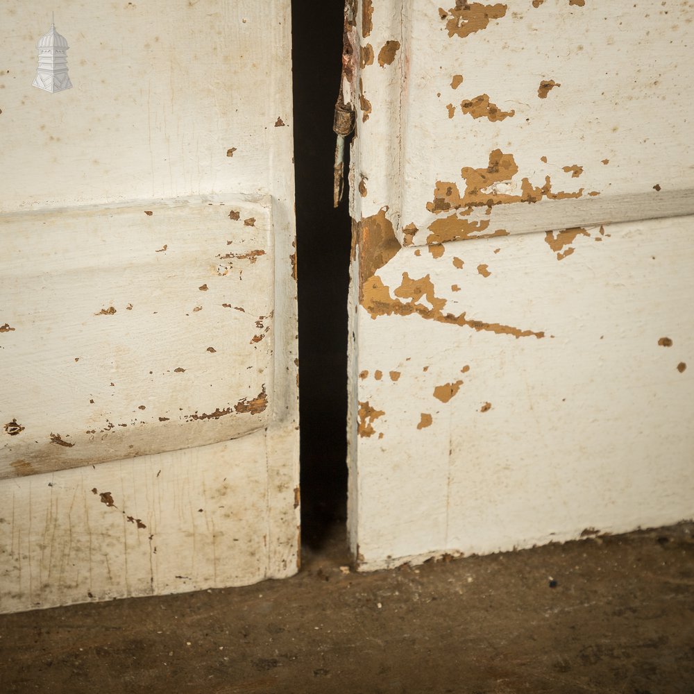 Pine Cupboard Doors, Reclaimed Plank and Ledge, Painted