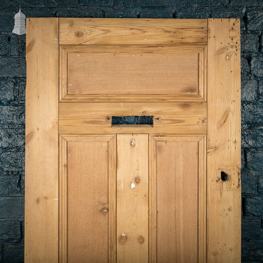 Paneled Pine Door, 5 Panel