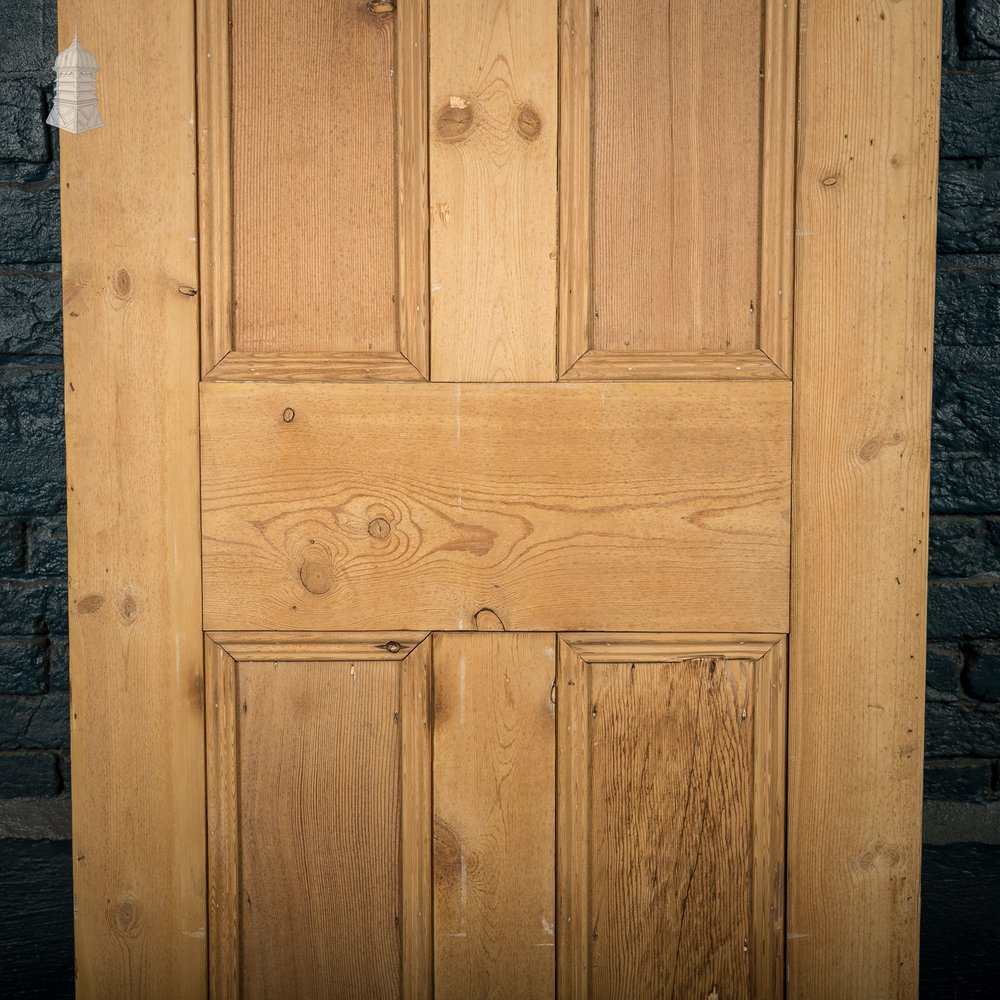 Paneled Pine Door, 5 Panel