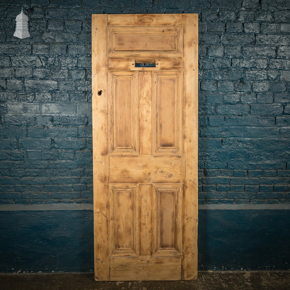 Paneled Pine Door, 5 Panel