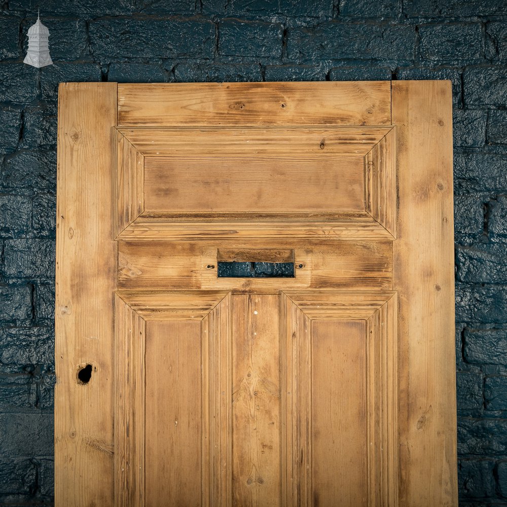 Paneled Pine Door, 5 Panel