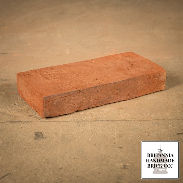 10 x 5" Handmade Red Floor Brick, 254 x 127 x 40mm