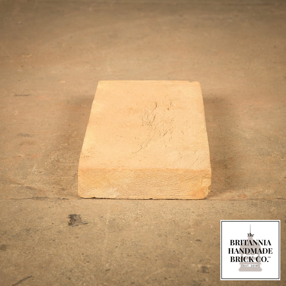 12 x 6" Buff Floor Brick, Period Style Handmade Paver