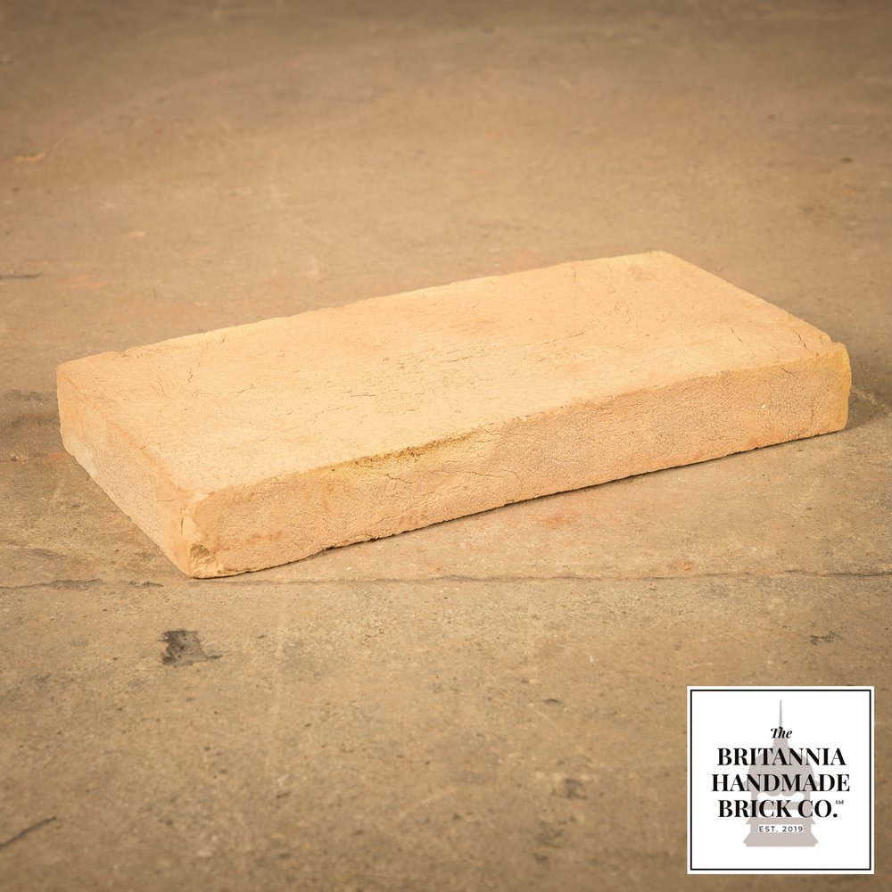 12 x 6" Buff Floor Brick, Period Style Handmade Paver