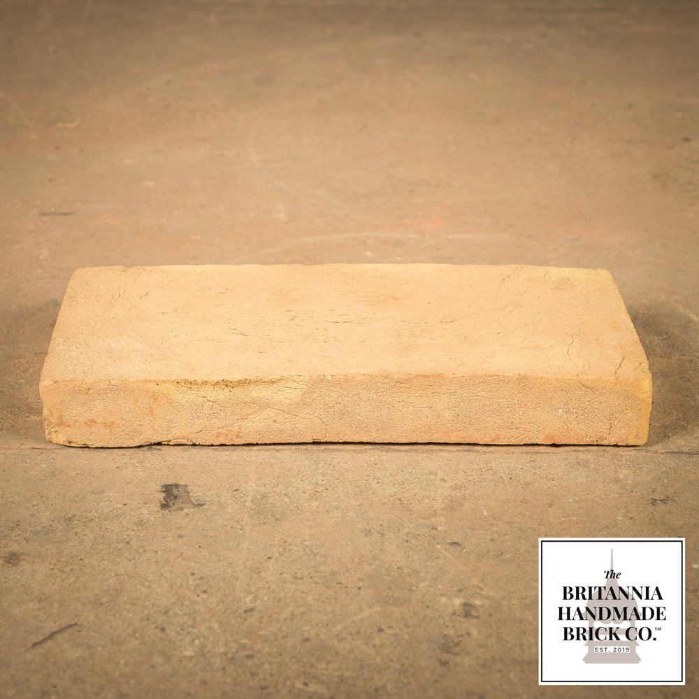 12 x 6" Buff Floor Brick, Period Style Handmade Paver