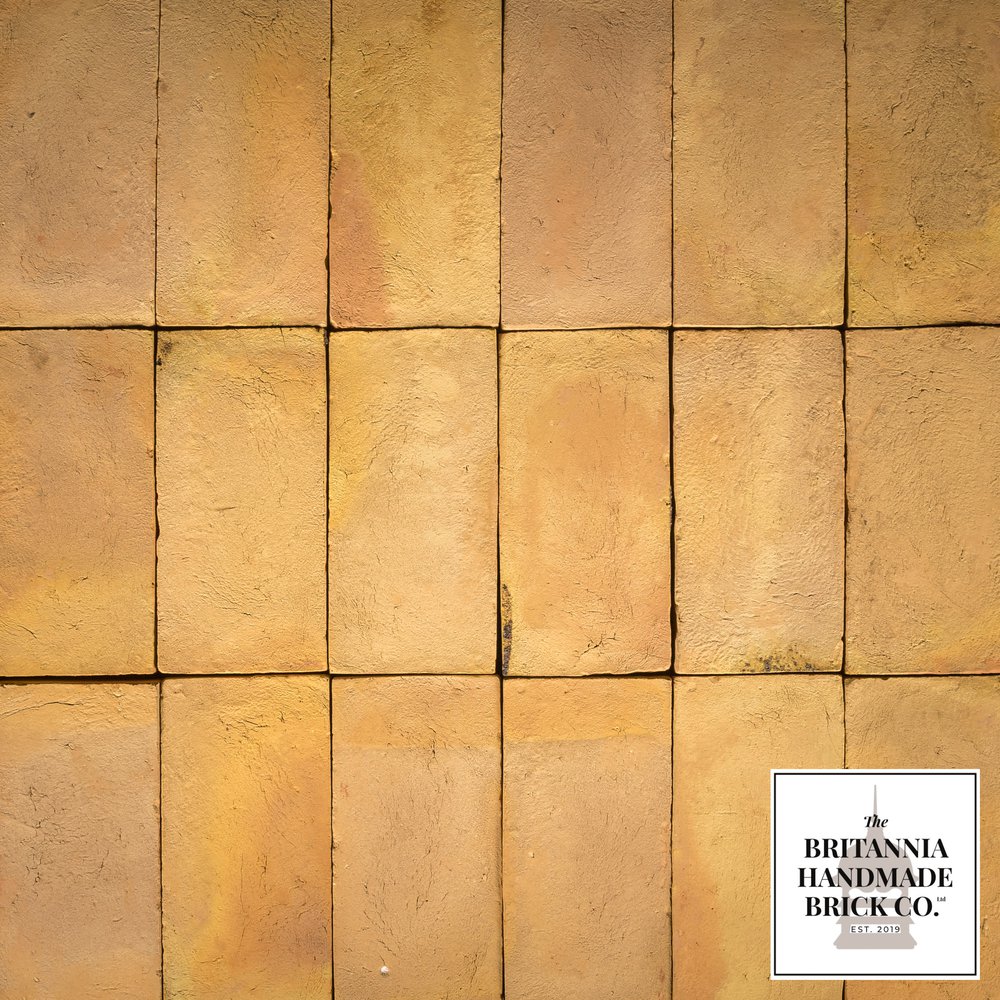 12 x 6" Buff Floor Brick, Period Style Handmade Paver