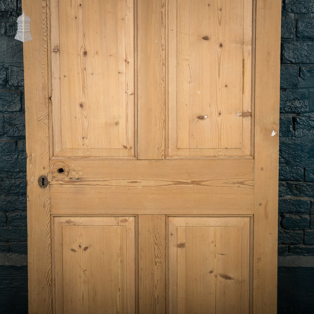 Paneled Pine Door, 4 Panel