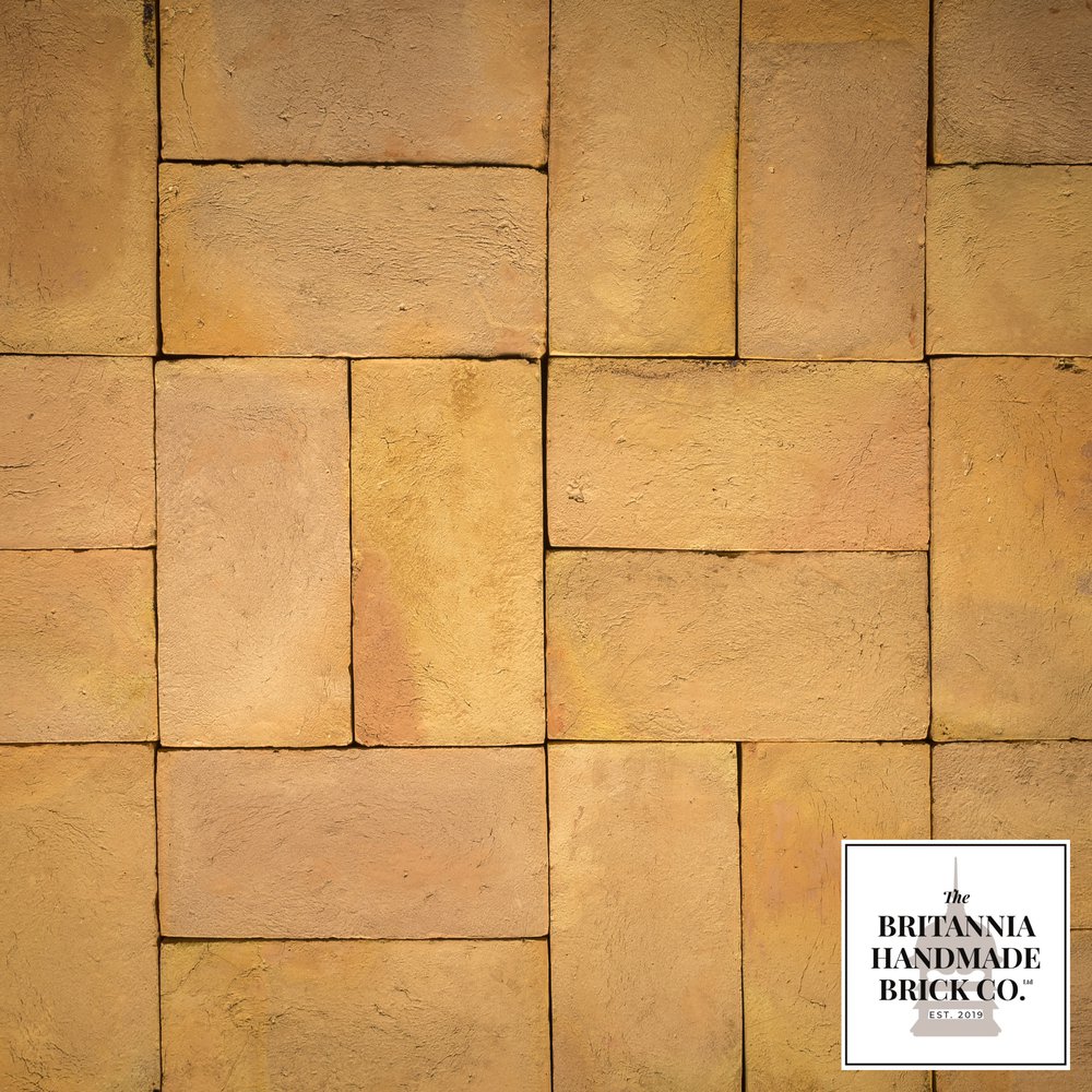 12 x 6" Buff Floor Brick, Period Style Handmade Paver