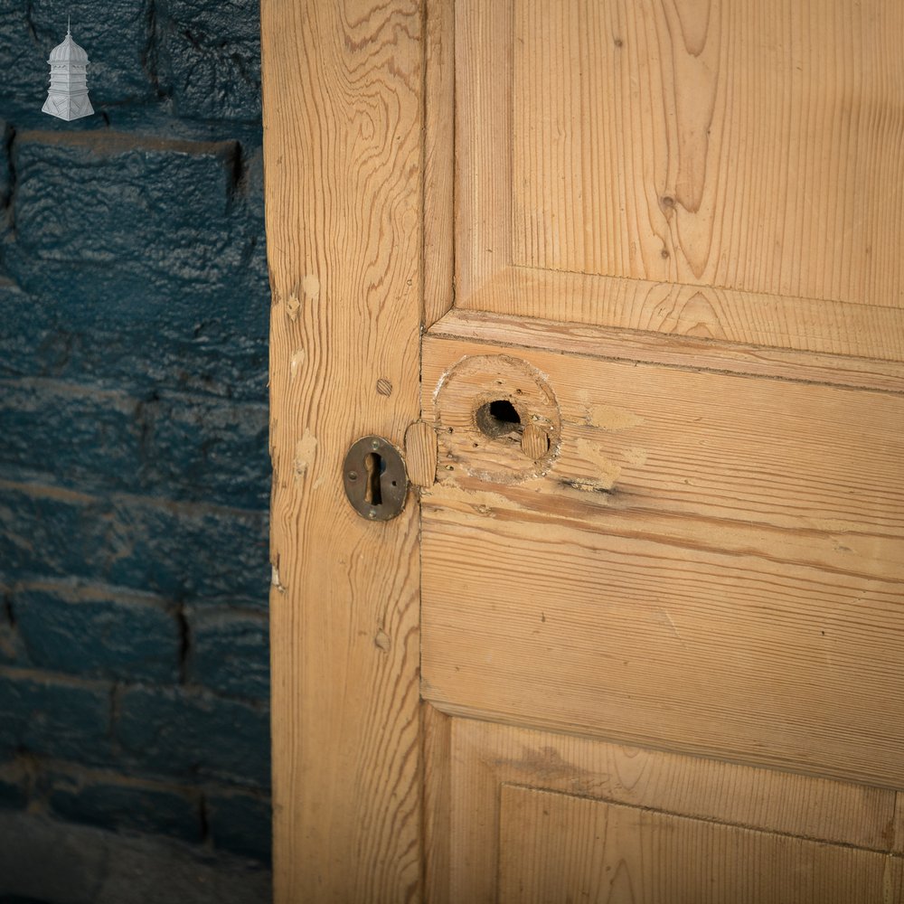 Paneled Pine Door, 4 Panel