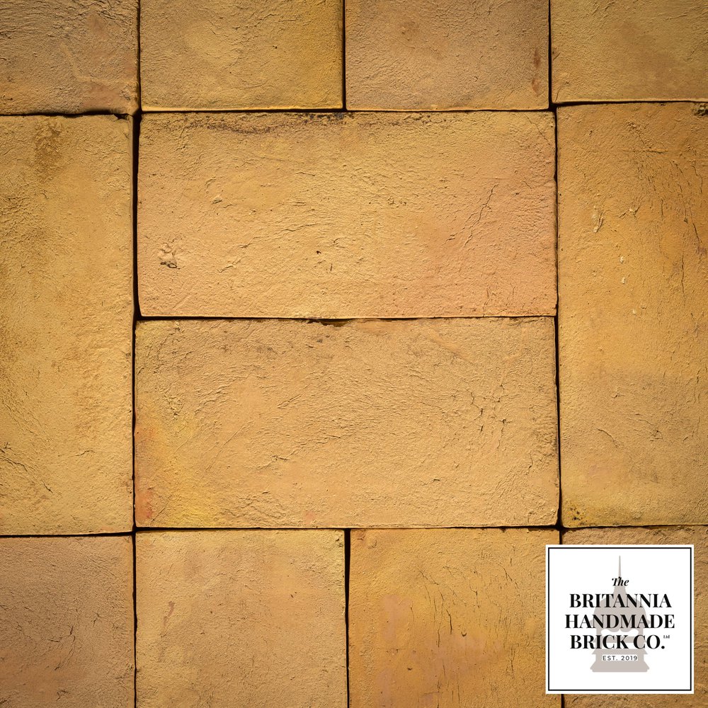 12 x 6" Buff Floor Brick, Period Style Handmade Paver