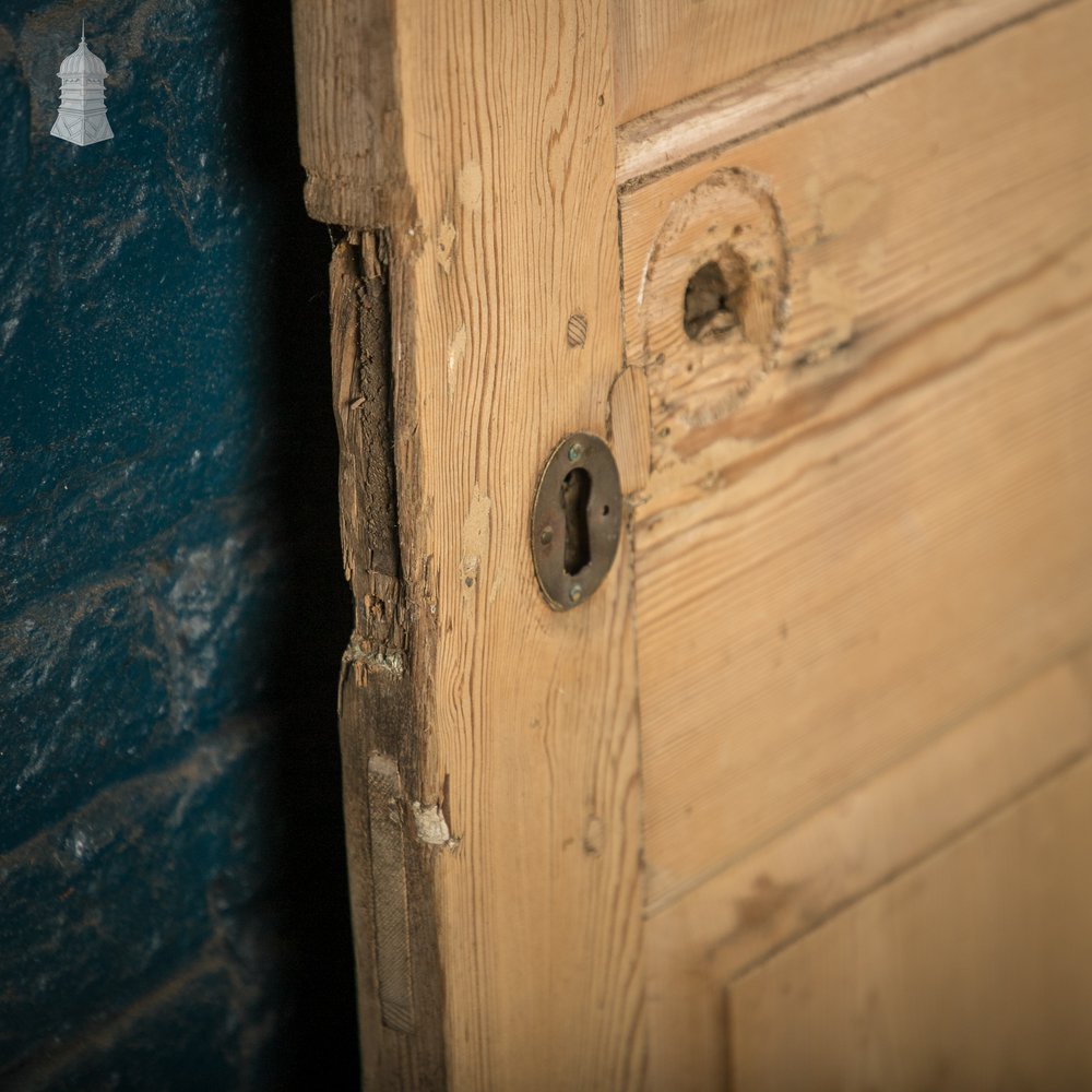 Paneled Pine Door, 4 Panel