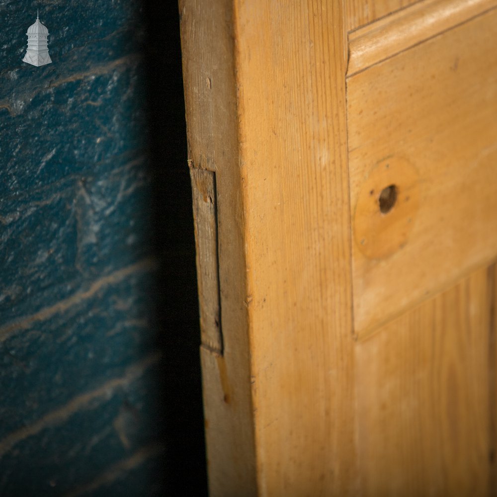 Paneled Pine Doors, Pair of 6 Panel Pine Doors