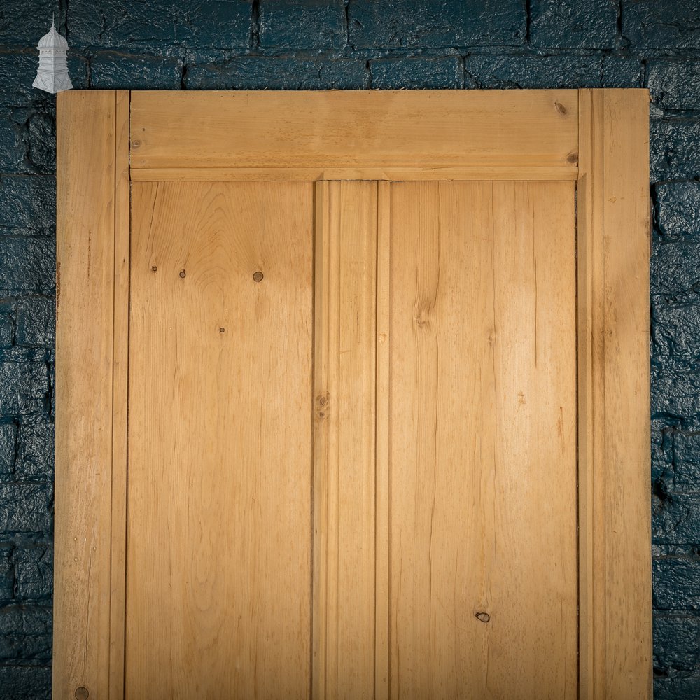 Pine Paneled Door, 4 Panel with moulding