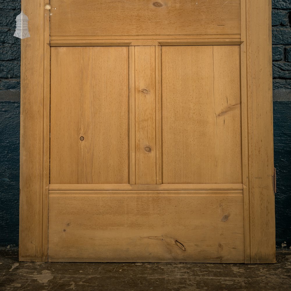 Pine Paneled Door, 4 Panel with moulding