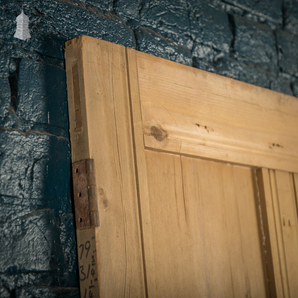 Pine Paneled Door, 4 Panel with moulding