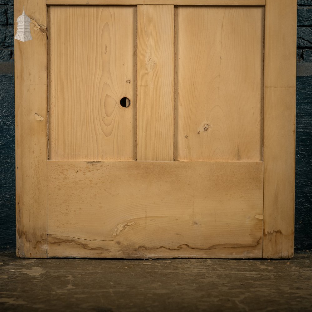 Half Glazed Door, Pine 3 Panel