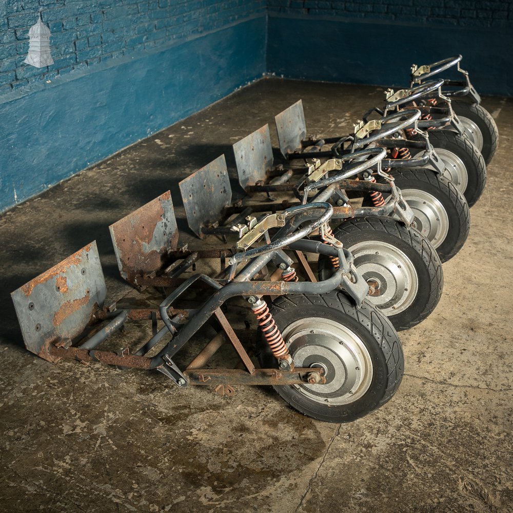 Batch of 16 Scooter Rear Wheel Seat Frame Bases Salvaged from Camden Lock Markets