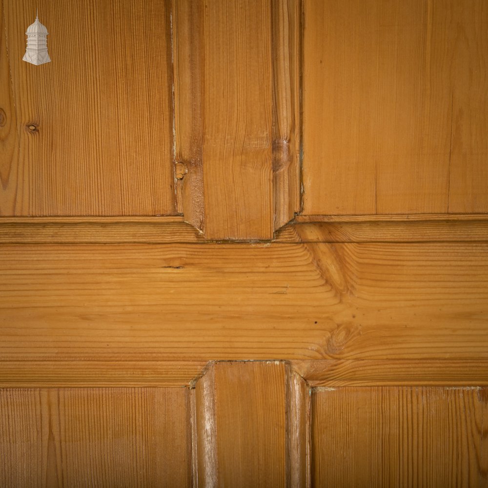 Paneled Pine Doors, Pair of 9 Panel Doors