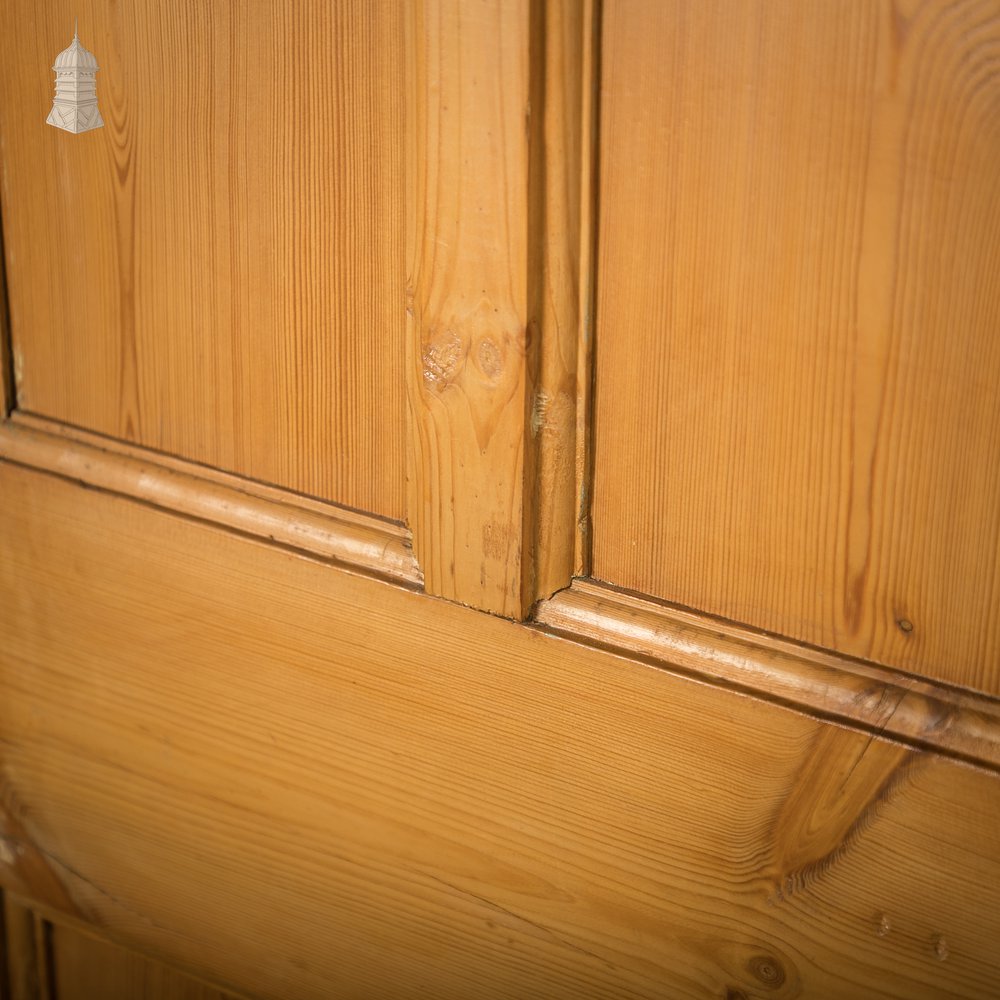 Paneled Pine Doors, Pair of 9 Panel Doors