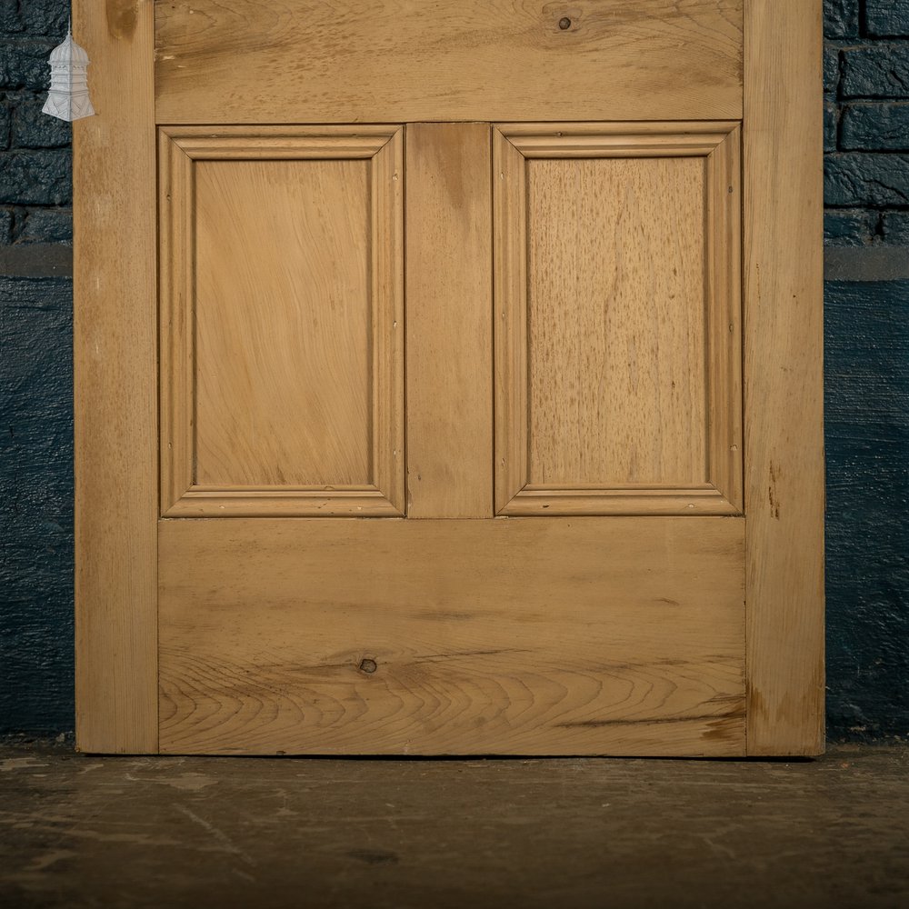 Half Glazed Door, Pine 3 Panel