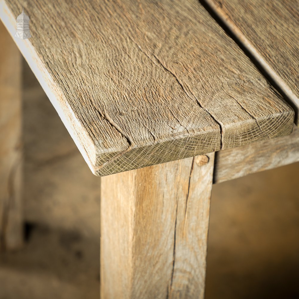 Rustic Silvered Oak Table