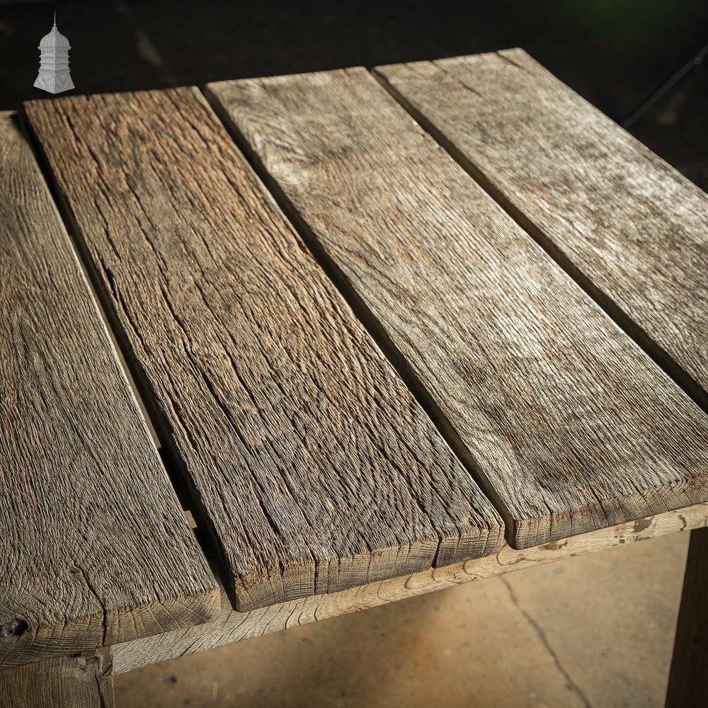 Rustic Silvered Oak Table