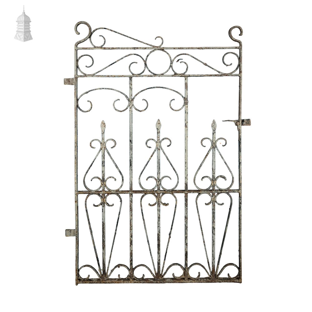 Wrought Iron Gate, Reclaimed Garden Gate,