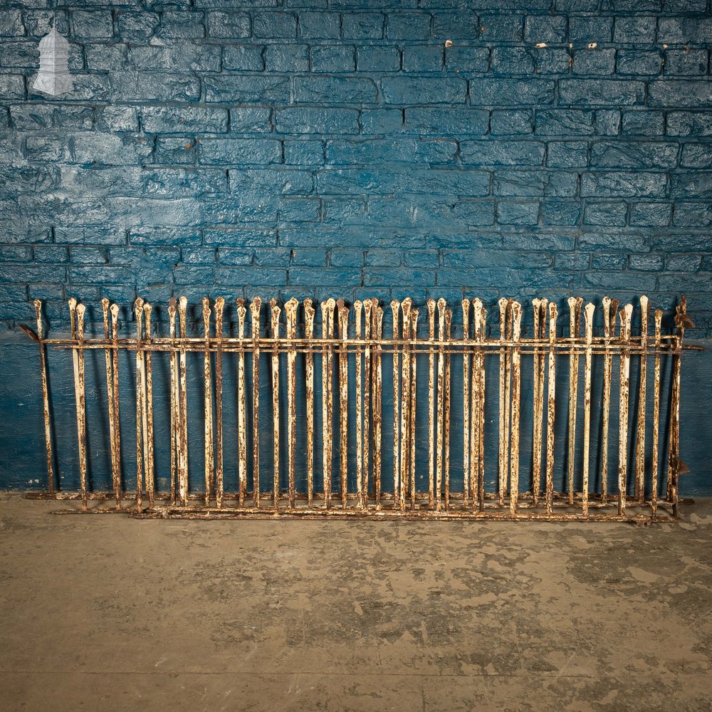 Dwarf Wall Railing, Reclaimed Wrought Iron - A run of 6.9M