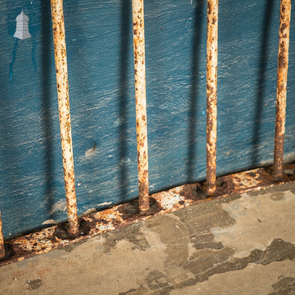 Dwarf Wall Railing, Reclaimed Wrought Iron - A run of 6.9M