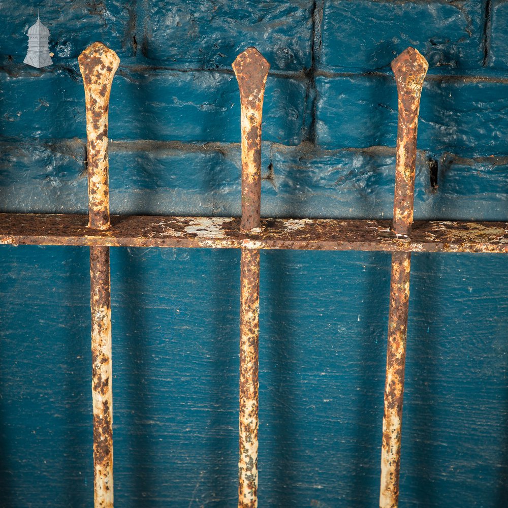 Dwarf Wall Railing, Reclaimed Wrought Iron - A run of 6.9M