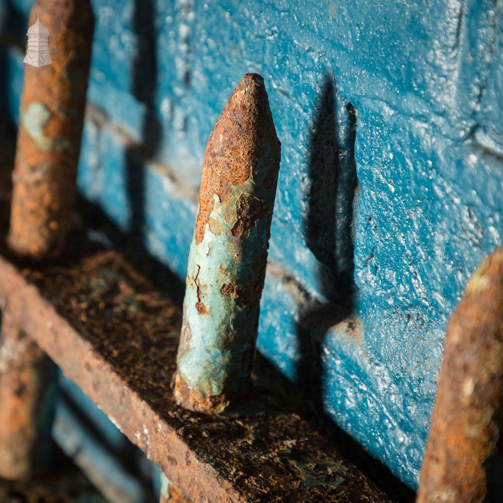 Wrought Iron Railings, Reclaimed Perimeter Railing - A Run of 5.7M