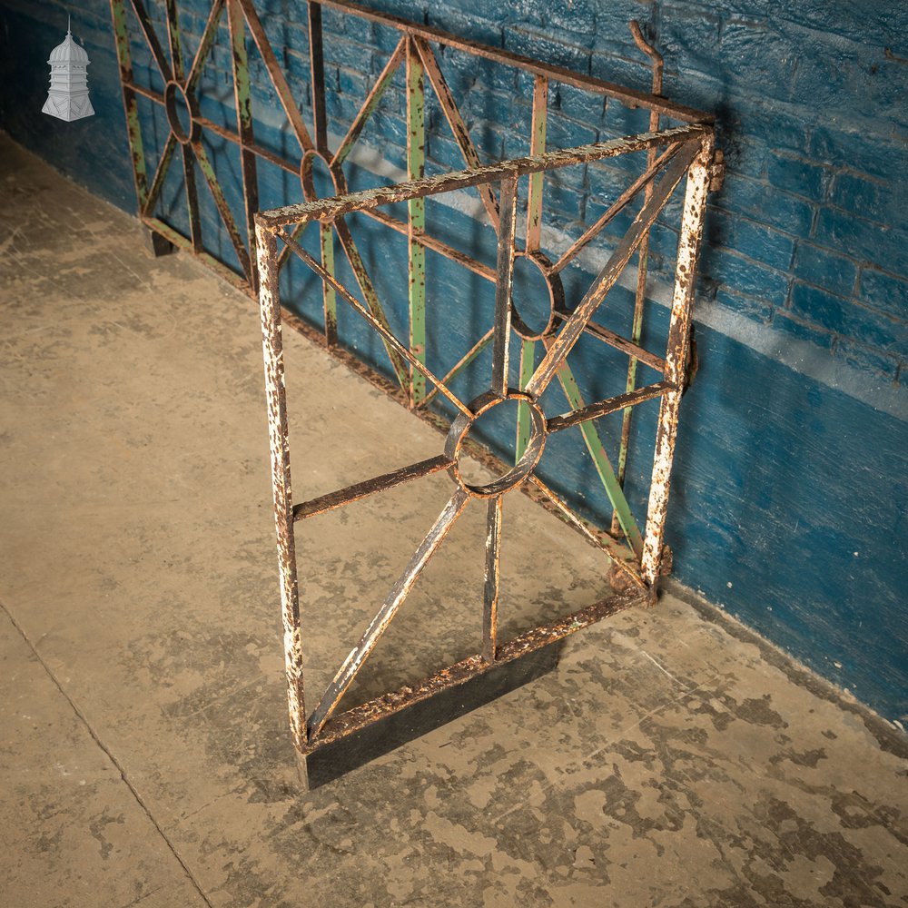 Asymmetric Double Gate, Reclaimed Pedestrian and Driveway Gate