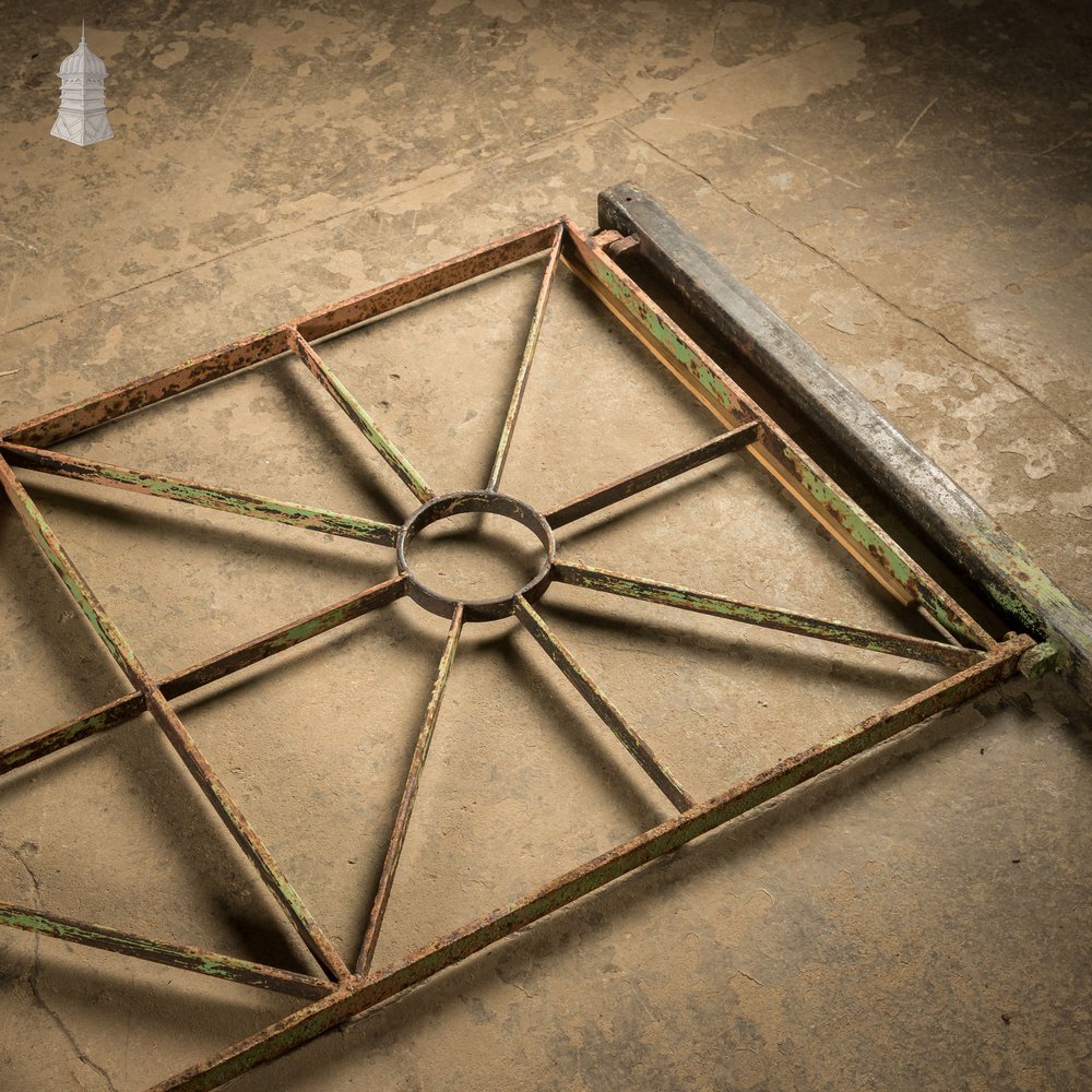 Asymmetric Double Gate, Reclaimed Pedestrian and Driveway Gate