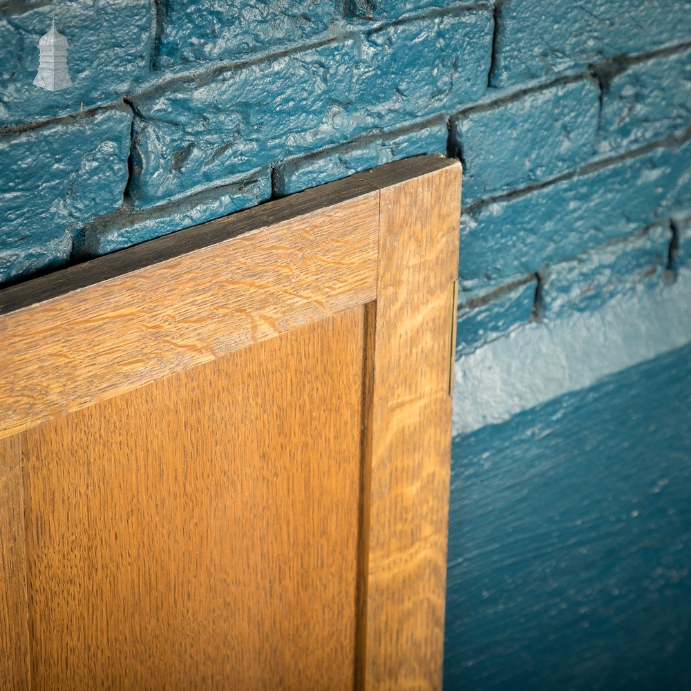 Pair of Small Oak Victorian Cupboard Doors