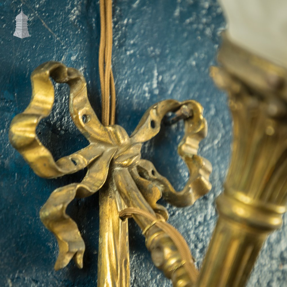 Neoclassical Wall Sconce, Ceremonial Torch Design Lamp