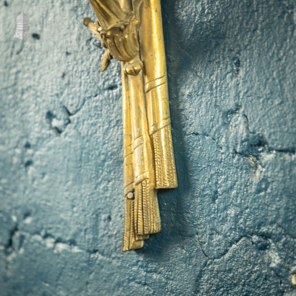 Neoclassical Wall Sconce, Ceremonial Torch Design Lamp