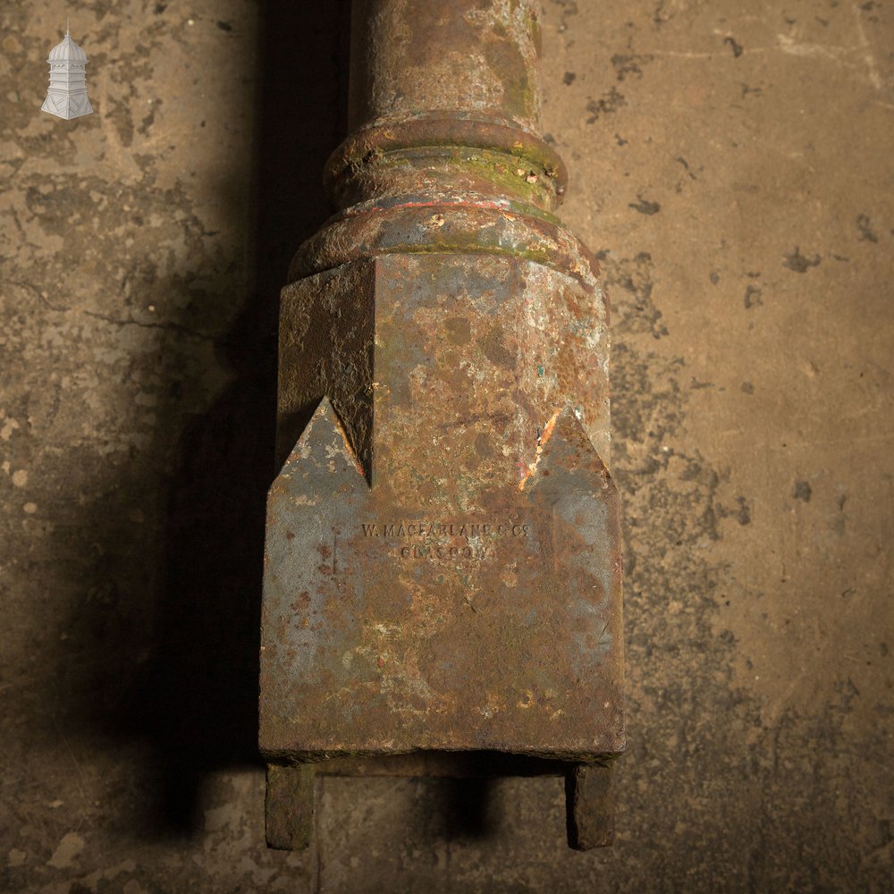 Cast Iron Columns 12.5ft by Walter Macfarlane & Co. Batch of 4