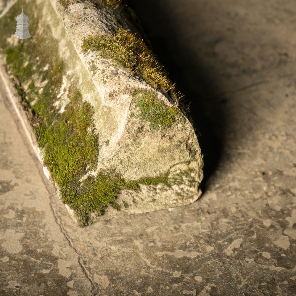 Rolled Wall Copings, 18th C Sandstone Church Coping– A Run of 13 Metres