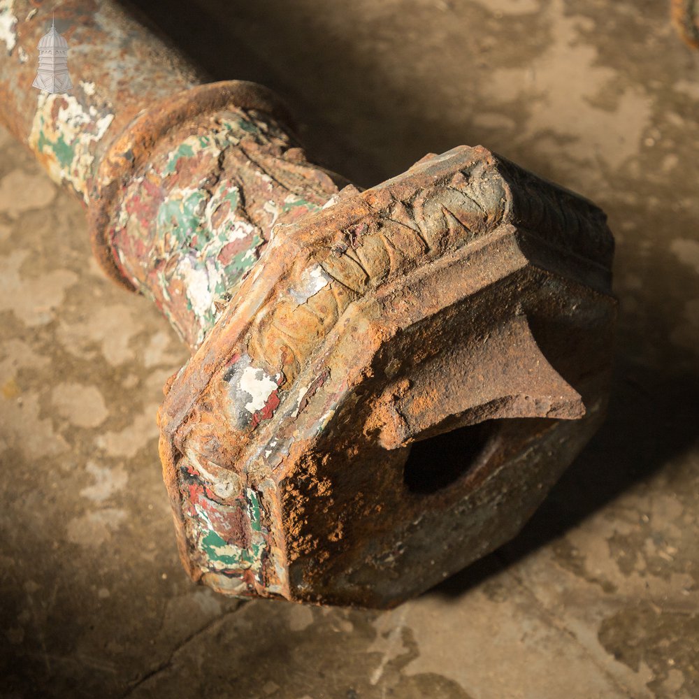 Cast Iron Columns 12.5ft by Walter Macfarlane & Co. Batch of 4