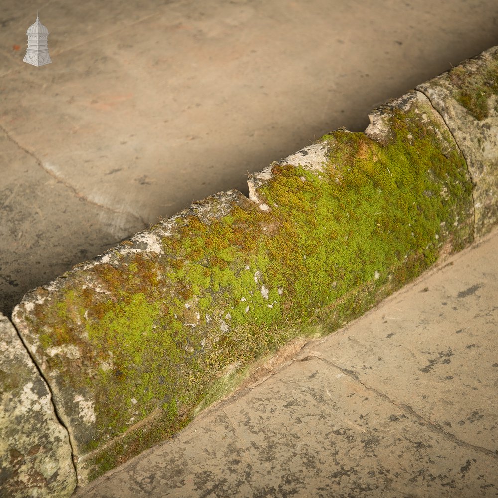 Rolled Wall Copings, 18th C Sandstone Church Coping– A Run of 13 Metres